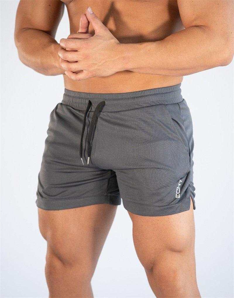 Men’s Quick-Dry Gym Training Shorts – Athletic Compression Shorts with Pockets