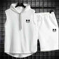 Summer Men's Casual Hooded Tracksuit Set