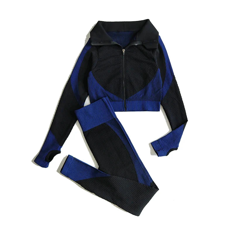 Yoga Leggings & Top Set Workout Clothes Gym Wear