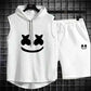 Summer Men's Casual Hooded Tracksuit Set