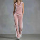 Summer Casual Women's Velvet Tracksuit Set