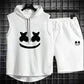 Summer Men's Casual Hooded Tracksuit Set