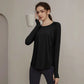 Long Sleeve Yogawear Blouse Workout Gym Clothing