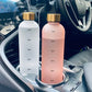 Time Marker Water Bottle  Reusable & Leakproof for Outdoors