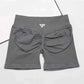 Seamless Silicone Printed Yoga Shorts