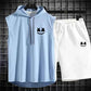 Summer Men's Casual Hooded Tracksuit Set