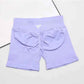 Seamless Silicone Printed Yoga Shorts