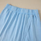 Mineral Wash V-Neck Tee & Skort Set