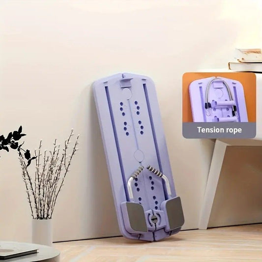 1pc Multi-Functional Folding Abdominal Exercise Board - PP Material, Uncharged, Portable Home Workout Equipment for Waist, Buttocks, Leg Toning and Shaping, Gym Accessories