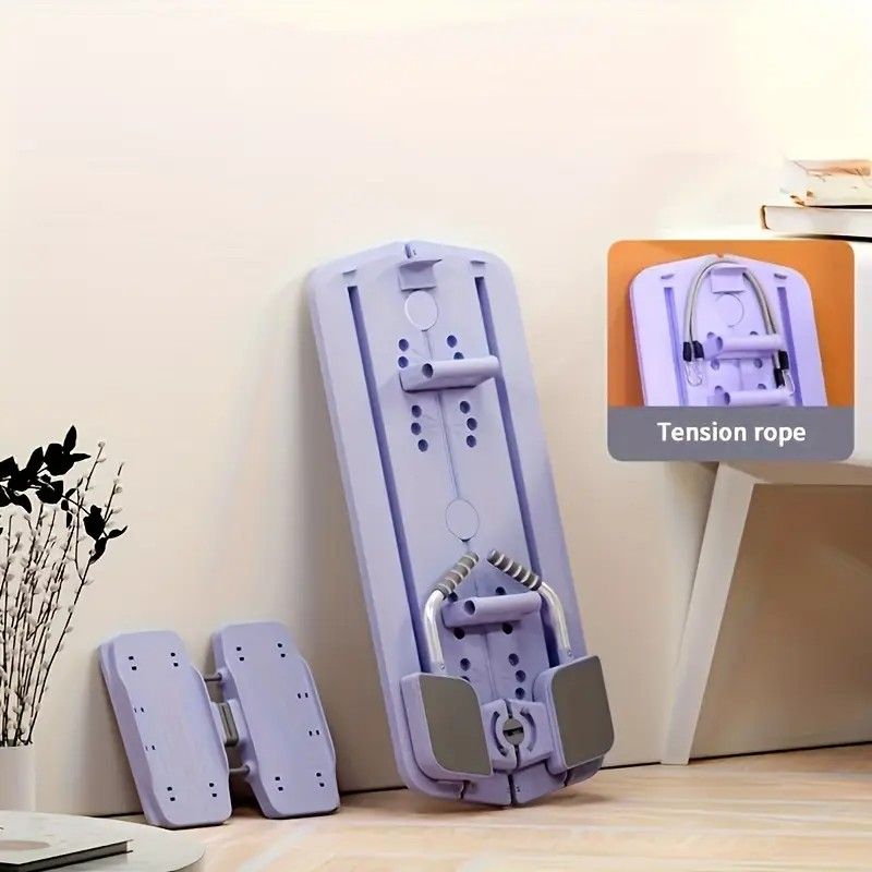 1pc Multi-Functional Folding Abdominal Exercise Board - PP Material, Uncharged, Portable Home Workout Equipment for Waist, Buttocks, Leg Toning and Shaping, Gym Accessories