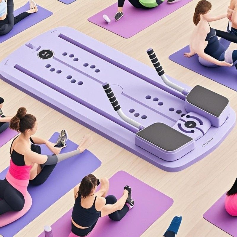 1pc Multi-Functional Folding Abdominal Exercise Board - PP Material, Uncharged, Portable Home Workout Equipment for Waist, Buttocks, Leg Toning and Shaping, Gym Accessories