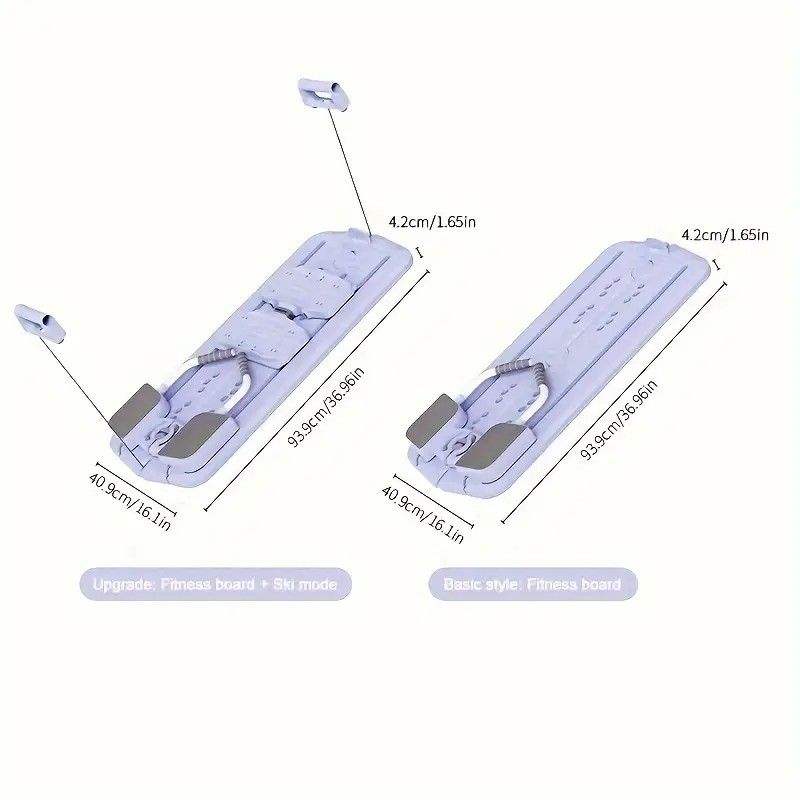 1pc Multi-Functional Folding Abdominal Exercise Board - PP Material, Uncharged, Portable Home Workout Equipment for Waist, Buttocks, Leg Toning and Shaping, Gym Accessories