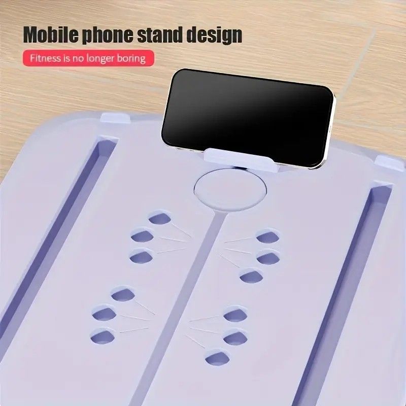 1pc Multi-Functional Folding Abdominal Exercise Board - PP Material, Uncharged, Portable Home Workout Equipment for Waist, Buttocks, Leg Toning and Shaping, Gym Accessories