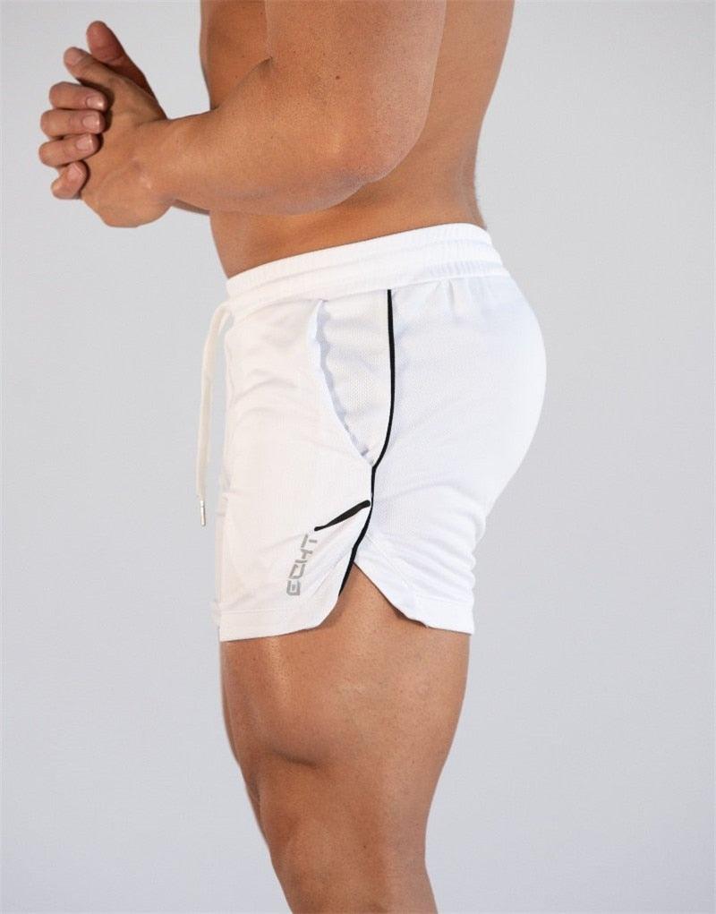 Men’s Quick-Dry Gym Training Shorts – Athletic Compression Shorts with Pockets