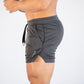 Men’s Quick-Dry Gym Training Shorts – Athletic Compression Shorts with Pockets