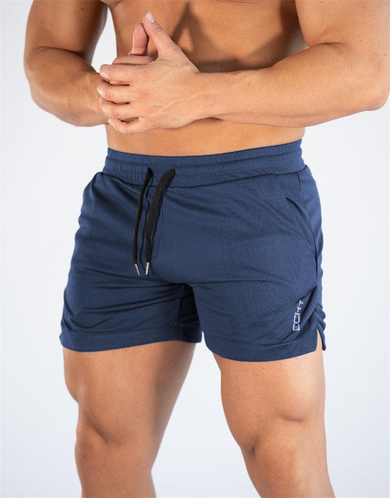 Men’s Quick-Dry Gym Training Shorts – Athletic Compression Shorts with Pockets