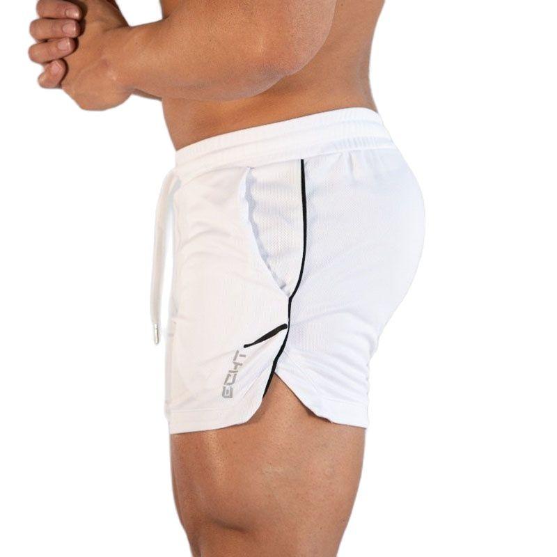Men’s Quick-Dry Gym Training Shorts – Athletic Compression Shorts with Pockets