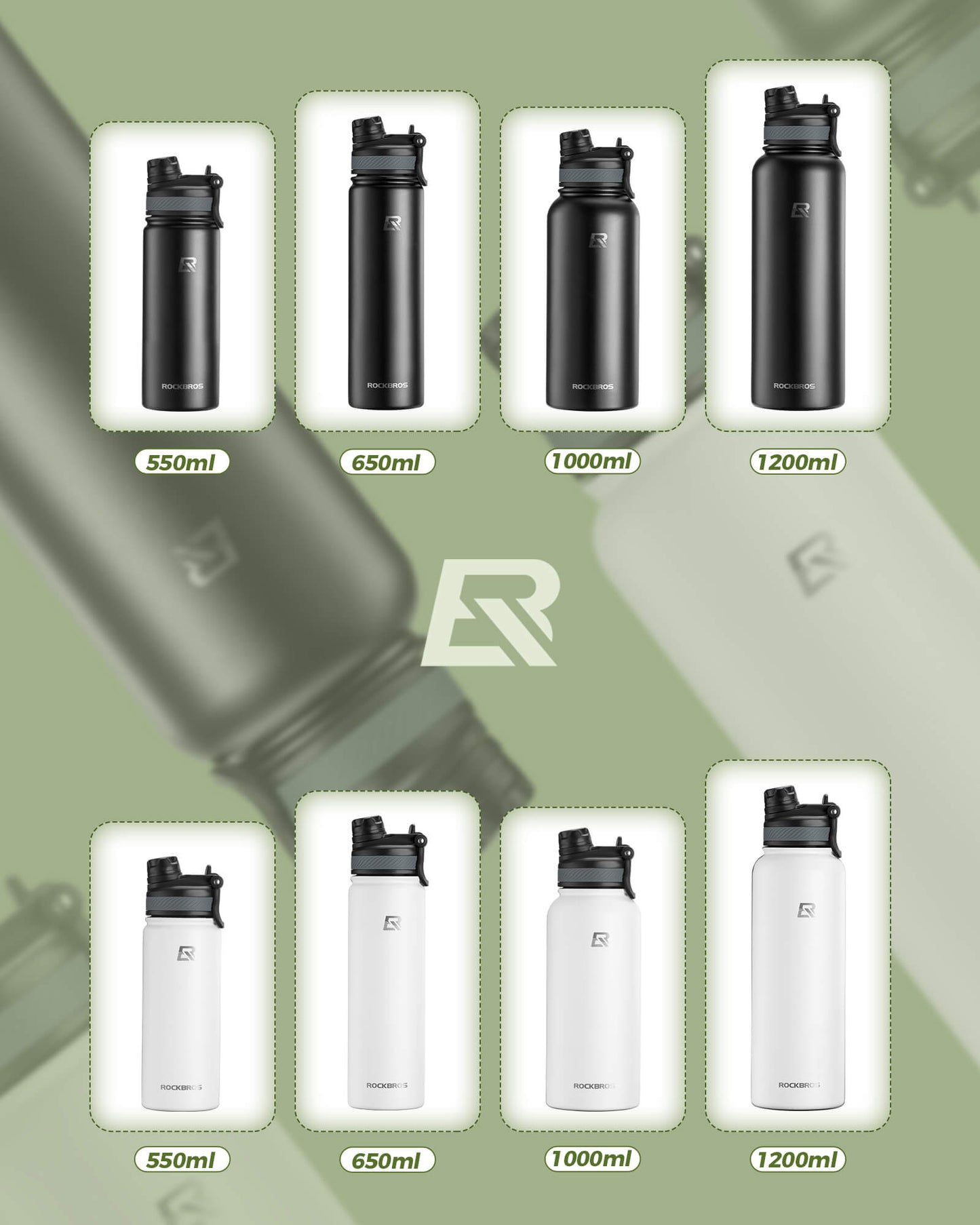 Stainless Steel Water Bottle – Large Capacity